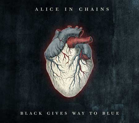 pochette de l´album "Black gives way to blue" de Alice in chains